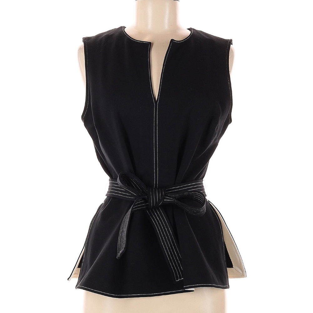 Spanx Black Sleeveless Top with Belt